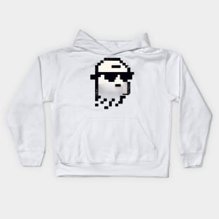 Cool pixel man Kids Hoodie